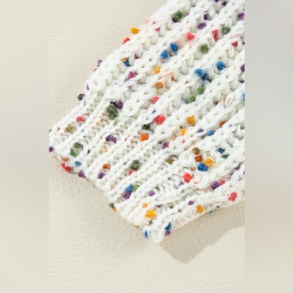 Twisted Confetti Boat Neck Sweater - Picture 4 of 9